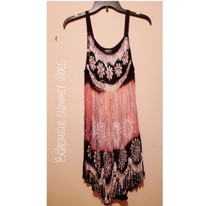 Bohemian Tie-dye Dress